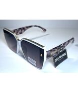 NEW TRUE RELIGION White Brown Gold Logo Designer TR56895X Sunglasses + Case - $45.99