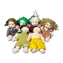 6 TY Beanie Kids Tag Protectors Tumbles Specs Ginger Noelle Princess Shenanigan - £18.77 GBP