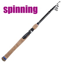 Sougayilang 1.8M-2.7M Protable Telescopic Fishing Rod Cork Handle Spinning Fishi - £98.48 GBP