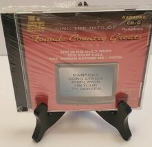 Karaoke: Female Country Greats Volume 1 (CD+G, 1996, The Singing Machine) - $29.99