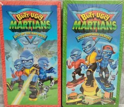 Lot Of 2 Butt-Ugly Martians VHS Tapes New Hoverboard Heroes - Best Of Ba... - £19.38 GBP