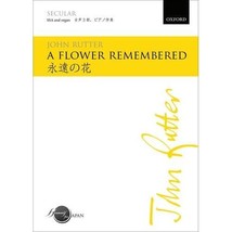 A flower remembered: SSA vocal score - £4.71 GBP