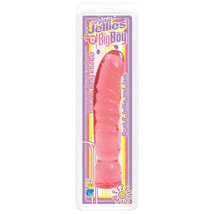Crystal Jellies Big Boy Pink Dong 12 Inch Dildo Textured Thick Shaft - £36.22 GBP