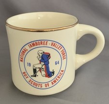 Boy Scout Coffee Mug 1964 National Jamboree Valley Forge BSA Vintage Cup  - $7.43