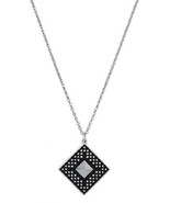 Montana Silversmith Silver and Black Diamond Necklace on chain - £14.14 GBP