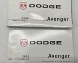 2008 Dodge Avenger Owners Manual Set with Case OEM I02B03008 - £24.59 GBP