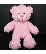 Build a Bear Pink Swirl Fur Heart Nose Plush 16&quot; Stuffed Animal Valentin... - $364.70 MXN