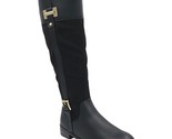 Karen Scott Women Knee High Riding Boots Deliee 2 Size US 7M Black Micro... - £25.66 GBP