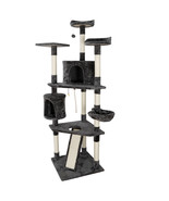 79&quot; Cat Tree Tower Activity Center Large Playing House Condo Scratching ... - £103.90 GBP
