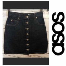 ASOS denim jean button down skirt - £15.76 GBP