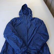 LL Bean #293745 Misses Size M Reg Blue Hoodie Full Zip Nylon Jacket Pockets  image 14