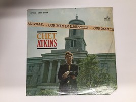 Our Man In Nashville Chet Atkins Records 33-1/3 Long Play RCA Victor 12&quot; Record - £4.82 GBP