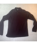 Banana Republic Extra Fine Italian Merino Wool Burgundy Long Sleeve Polo... - €21,60 EUR