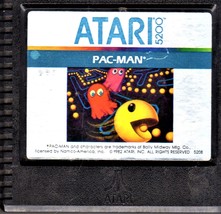 PAC-MAN Original Video Game Cartridge Atari 5200 Rare Vintage - £15.73 GBP