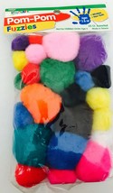 25 Pom-Pom Fuzzies Kids Craft for 5 yrs &amp; up NIP 1994 Non-toxic No Wires 1994 - £6.14 GBP