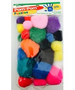 25 Pom-Pom Fuzzies Kids Craft for 5 yrs &amp; up NIP 1994 Non-toxic No Wires... - £6.13 GBP