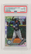 2019 Bowman Mega Box Julio Rodriguez Chrome PSA 10 Gem Mt Grado #33 - $445.49