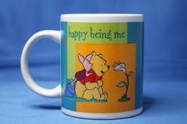 Disney Winnie the Pooh Coffee Mug Tea Cup &quot;Happy Being Me&quot; HH Houston Harvest - £5.03 GBP