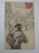 Raimund Ritter RR Von Wichera Artist Signed German Christmas Postcard - $59.39