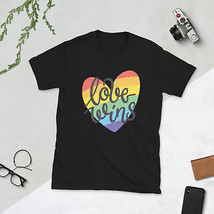 Unisex T-Shirt Love wins lgbt gay love is love - £14.98 GBP+