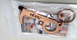 eBay Key No Touch Opener Button Presser Door Handle Safe Key Multi-Tool Copper C - £14.54 GBP