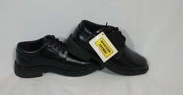 Madison Avenue Boys Oxford Style Dress Shoes Black Size 13.5 M - £31.53 GBP
