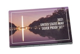 2021 US Mint Silver Proof Set in Original Box w/ CoA - £136.89 GBP