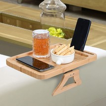 Gehe Couch Arm Table Tray, Bamboo Sofa Arm Tray Table For Couch Arm,, Phone - £31.16 GBP