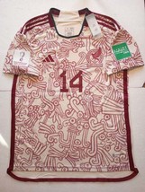 Chicharito Mexico 2022 World Cup Qatar Stadium Away Soccer Jersey 2022-2023 - £63.80 GBP