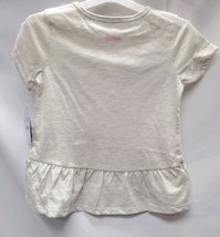 Toddler Girls' 3T  Minnie Mouse Short Sleeve T-Shirt Color, Heather Oatmeal  image 3