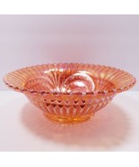 Vintage Imperial Glass Ohio Scroll Marigold 8.75&quot; Glass Bowl - $43.20