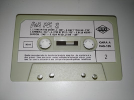 MAX MIX 3 - Tape Cassette MAX MUSIC 1986 Paper Labels Sin Caja - $291.64 MXN
