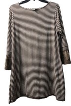 J. Jill Womens Medium Dress Short With Ruffled Sleeves - $13.15