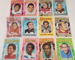 1971 Topps Football Pinups OJ Simpson Sayers Bell Nelson Nobis Hayes NFL... - $38.69