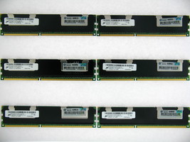 24GB 6X 4GB Micron MT36JSZF51272PZ Hp 500203-061 2Rx4 10600R 1333 DDR3 Ecc Reg - £110.36 GBP