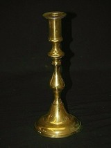 Vintage 9-1/2&quot; Brass Metal Candlestick Candle Holder Mantel Centerpiece ... - £23.79 GBP