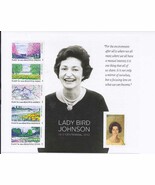 LADY BIRD JOHNSON 1912 2012 CENTENNIAL - (USPS) MINT SHEET STAMPS - $27.22 CAD