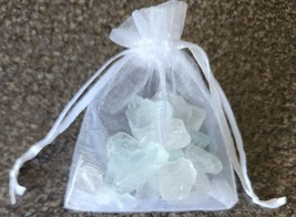 20 Pieces ~ Genuine Lake Erie Beach Glass ~ CLEAR &amp; GREEN ~ Surf Tumbled (B8) - £16.86 GBP