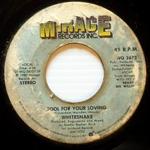 Whitesnake - Fool For Your Loving / Black and Blue [7&quot; 45 rpm Single] - £2.72 GBP