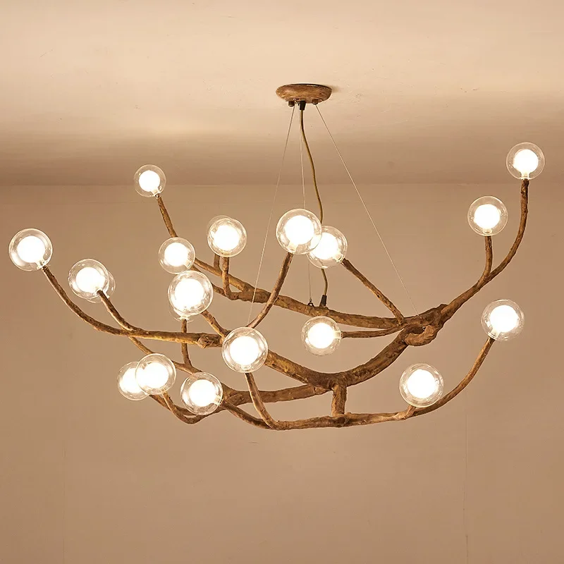 Retro LED Chandeliers Lighting Fixtures Living Room Bedroom Study  Tree ... - $161.84+