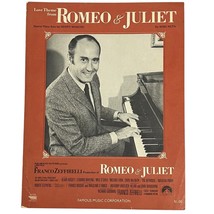Romeo And Juliet Love Theme Sheet Music Piano Solo Henry Mancini Nino Rota - $124.66 MXN