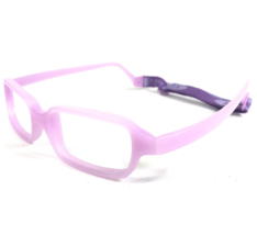 Miraflex Kids Eyeglasses Frames NEW BABY 4 Purple Rubber with Strap 47-1... - £52.27 GBP