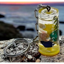 Vintage Oregon Coast Keychain Beach Travel Souvenir Water Globe Sea Shells - $15.87