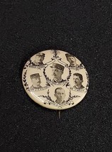RARE 1898 Boston Fireman Pin Pinback Button - Merrimac St. Fire - In Mem... - $83.97