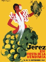 9091.Decoration 18x24 Poster.Home wall.Room art design.Jerez.Fiesta Vendimia.Win - £21.99 GBP