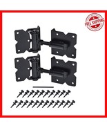 Durable Self-Closing Gate Hinges with Adjustable Closure - Easy Install ... - $70.23 CAD