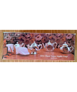 VTG Silverplated Teapot Napkin Rings Godinger Royal Doulton [e-04] - $551.95 MXN