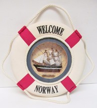 Welcome Aboard Cutty Sark Clipper Ship Life Ring Nautical Wall Door Decor 16&quot; - £26.82 GBP