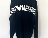 Disney Parks Spirit Jersey Cast Member Shirt Long Sleeve Black Mickey Ad... - $54.99