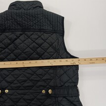 Weatherproof Girls/Women's Black Full Zip Faux Fur Quilted Vest Size Small image 6
